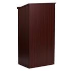 014444896426 Flash Furniture Mahogany Stand-up Lectern 014444896426 Flash Furniture Mahogany Stand-up Lectern