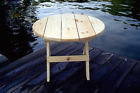 040002p Rustic Natural Cedar Furniture Pine Round Folding Side 774014000218 040002p Rustic Natural Cedar Furniture Pine Round Folding Side 774014000218