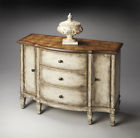 0674259 Butler Specialty Ty Three Drawer Console Cabinet In Toasted Marshmallow 0674259 Butler Specialty Ty Three Drawer Console Cabinet In Toasted Marshmallow