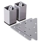 075381021524 Threshold Metal Feet For Cube Organizers Nickel 075381021524 Threshold Metal Feet For Cube Organizers Nickel
