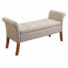 Designs4comfort 095285417438 Convenience Concepts Garbo Storage Bench Tan Fabric Designs4comfort 095285417438 Convenience Concepts Garbo Storage Bench Tan Fabric