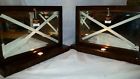 1 Pair Mirrors Nice Lighted