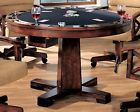 100171b2 100171b1 Coaster Marietta Game Table In Dark Brown 100171b2 100171b1 Coaster Marietta Game Table In Dark Brown
