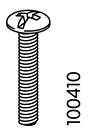 100410 Ikea Metric Screw Flat Steel Part 100410 Ikea Metric Screw Flat Steel Part