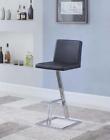 104878 Coaster Contemporary Chrome Bar Stool With Black Upholstered 021032379674 104878 Coaster Contemporary Chrome Bar Stool With Black Upholstered 021032379674