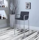 104918 Coaster Contemporary Chrome Bar Stool Quilted Upholstered Seat 021032380168 104918 Coaster Contemporary Chrome Bar Stool Quilted Upholstered Seat 021032380168