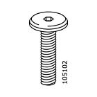 105102 10502 Ikea Hex Flat Head Metric Screws Mm Part 105102 10502 Ikea Hex Flat Head Metric Screws Mm Part