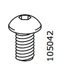 105042 Ikea Metric Screws Flat Black Part 105042 Ikea Metric Screws Flat Black Part