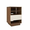 105240 Nexera Sequence Audio Cabinet Walnut White 105240 Nexera Sequence Audio Cabinet Walnut White