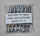 118331 Ikea Lot Of Genuine Cam Lock Bolt Screws Part
