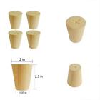 1194 Btibpse Wooden Furniture Legs Cone Shaped Feets Cabinets Sofa Tab