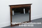 12-5000 45x34 Ethan Mirror Dentil Pine Antiqued Allen Block Tavern