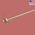 12003 The Renovators Supply Carpet Rods Bright Brass Plain Tubing Ball End Set Of 13 096962338398
