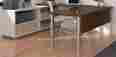 120881-30 Bestar Pro-linea U-desk White Oak Barrel New