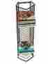31742112096 1209 Atlantic 35 Cd Tower Stand Wire Rack Shelf Storage Matte Black Steel Home Space Saver New