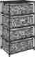 12377rn-1200 Storage Table Altra Furniture 4 Bin End Zebra Print Fabric Bins Chrome Grommet Handle Pulls 12377rn-1200 Storage Table Altra Furniture 4 Bin End Zebra Print Fabric Bins Chrome Grommet Handle Pulls