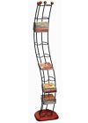1316 Atlantic Wave 110 Cd Tower Black Steel Cherry Wood Base 080850471809 1316 Atlantic Wave 110 Cd Tower Black Steel Cherry Wood Base 080850471809