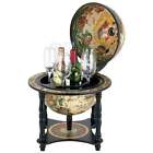 13in Hand Painted Globe Bar 024409963438 13in Hand Painted Globe Bar 024409963438