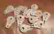 13pcs Unbranded Generic 1 2 Plastic Wheel Curtain Glide Glider Track Rail Carrier Slide Roller
