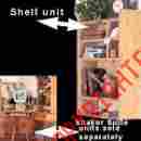 142110 The Renovators Supply Desktop Shelf Unit Unfinished Pine 22.5 W X 36 H 096962351045