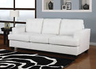 15062 Acme Diamond Bonded Leather Sofa Sleeper In White 15062 Acme Diamond Bonded Leather Sofa Sleeper In White