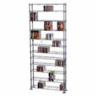 1521867 Silver Cd Dvd Media Contemporary Rack Organizer Storage 789971521867 1521867 Silver Cd Dvd Media Contemporary Rack Organizer Storage 789971521867