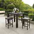 Ko70010br 1698378 5-pc Dining Wicker Set High Id Outdoor