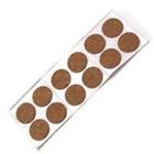 Fe-50702 1in Brown Rnd Pads Brn Cork Furn 045734919129 Mintcraft Pad Bumper