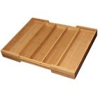 20-7554 Totally Bamboo Medium Expandable Cutlery Tray Drawer Organizer 875118006202 20-7554 Totally Bamboo Medium Expandable Cutlery Tray Drawer Organizer 875118006202