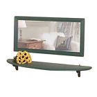 20429 The Renovators Supply Mirror Shelf Bayberry Green Pine 096962386788