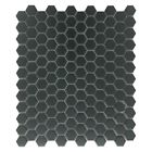 22190 The Renovators Supply Porcelain Mosaic Hexagon Matte Black 671839626565 22190 The Renovators Supply Porcelain Mosaic Hexagon Matte Black 671839626565