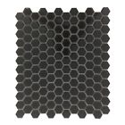 22313 The Renovators Supply Black Glossy Porcelain Mosaic Hexagon 671839627739 22313 The Renovators Supply Black Glossy Porcelain Mosaic Hexagon 671839627739