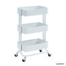 2326-2012924-251 Brighton Hill White Three Tier Cart 601754733079