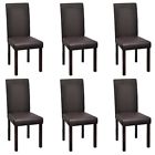 272108 Vidaxl 6 Brown Dining 8718475952657 272108 Vidaxl 6 Brown Dining 8718475952657