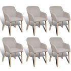 272118 Vidaxl 6 Upholstered Dining 8718475952756 272118 Vidaxl 6 Upholstered Dining 8718475952756
