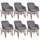 272120 Vidaxl 6 Upholstered Dining 8718475952770