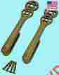 27290 The Renovators Supply 13 Pairs Carpet Clip Stair Holders Solid Brass 096962415518