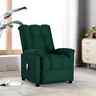 289812 Vidaxl Massage Recliner Dark Green Fabric 719883991559 289812 Vidaxl Massage Recliner Dark Green Fabric 719883991559