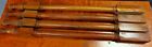 29.25 Set 4 Walnut Table Legs Inches Sanded
