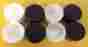30610 Asps 32 Round 1 Plastic Cap Patio Furniture Glides Tube Inserts Black Or White