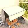 3069417 Vidaxl Manual Retractable Awning With Blind Cream 720286397411 3069417 Vidaxl Manual Retractable Awning With Blind Cream 720286397411