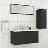 3071029 Vidaxl Bathroom Furniture Set Gray Chipboard 720286372692 3071029 Vidaxl Bathroom Furniture Set Gray Chipboard 720286372692