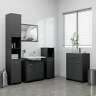 3071713 Vidaxl Piece Bathroom Furniture Set Gray 720286379530 3071713 Vidaxl Piece Bathroom Furniture Set Gray 720286379530