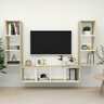 3079750 Vidaxl Piece Tv Cabinet Set White And Sonoma 720286590539 3079750 Vidaxl Piece Tv Cabinet Set White And Sonoma 720286590539