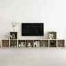 3080009 Vidaxl Piece Tv Cabinet Set Sonoma Oak Chipboard 720286593127 3080009 Vidaxl Piece Tv Cabinet Set Sonoma Oak Chipboard 720286593127
