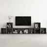 3080014 Vidaxl Piece Tv Cabinet Set High Gloss Gray 720286593172 3080014 Vidaxl Piece Tv Cabinet Set High Gloss Gray 720286593172