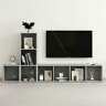 3080028 Vidaxl Piece Tv Cabinet Set Concrete Gray Chipboard 720286593318 3080028 Vidaxl Piece Tv Cabinet Set Concrete Gray Chipboard 720286593318