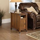 3175537 Finish Cherry Id Side Table Sauder Washington Forge Carson