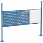 319175bl Global Industrial Whiteboard And Louvers Mounting Kit For Workbench Blue