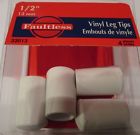 0295494 32013 Faultless Pack White Vinyl Leg Tips 029549320134 0295494 32013 Faultless Pack White Vinyl Leg Tips 029549320134